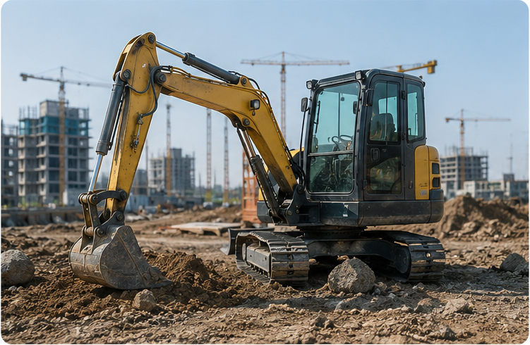 Engineering vehicle motor application