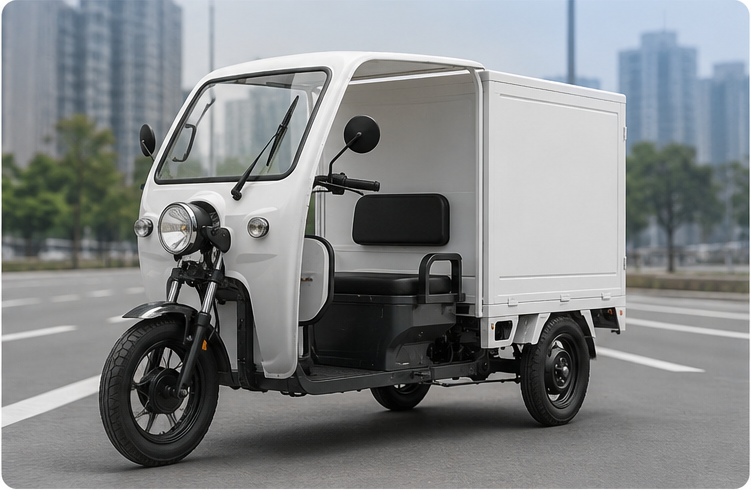 Electric tricycle motor application