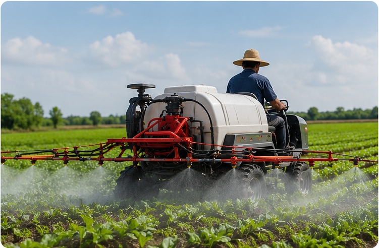 Agricultural machinery motor application