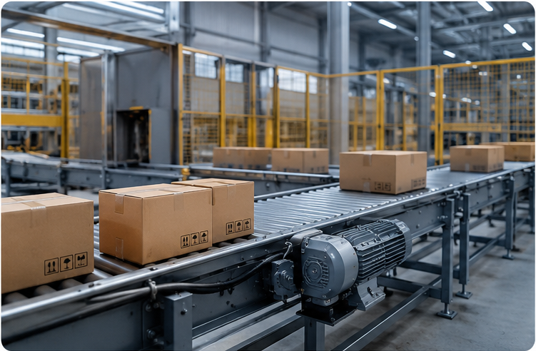 Industrial machinery motor application