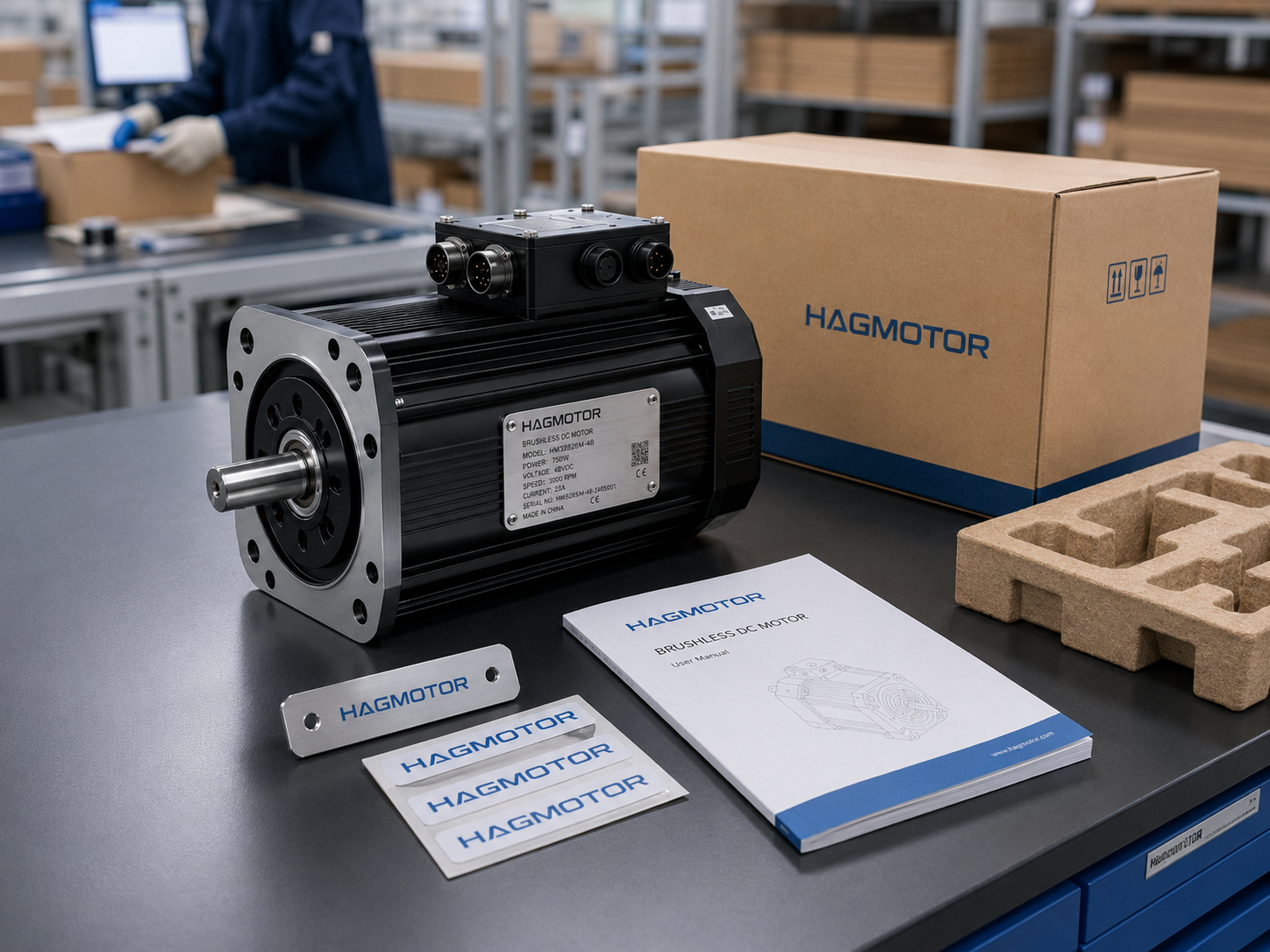 Private label motor branding and packaging