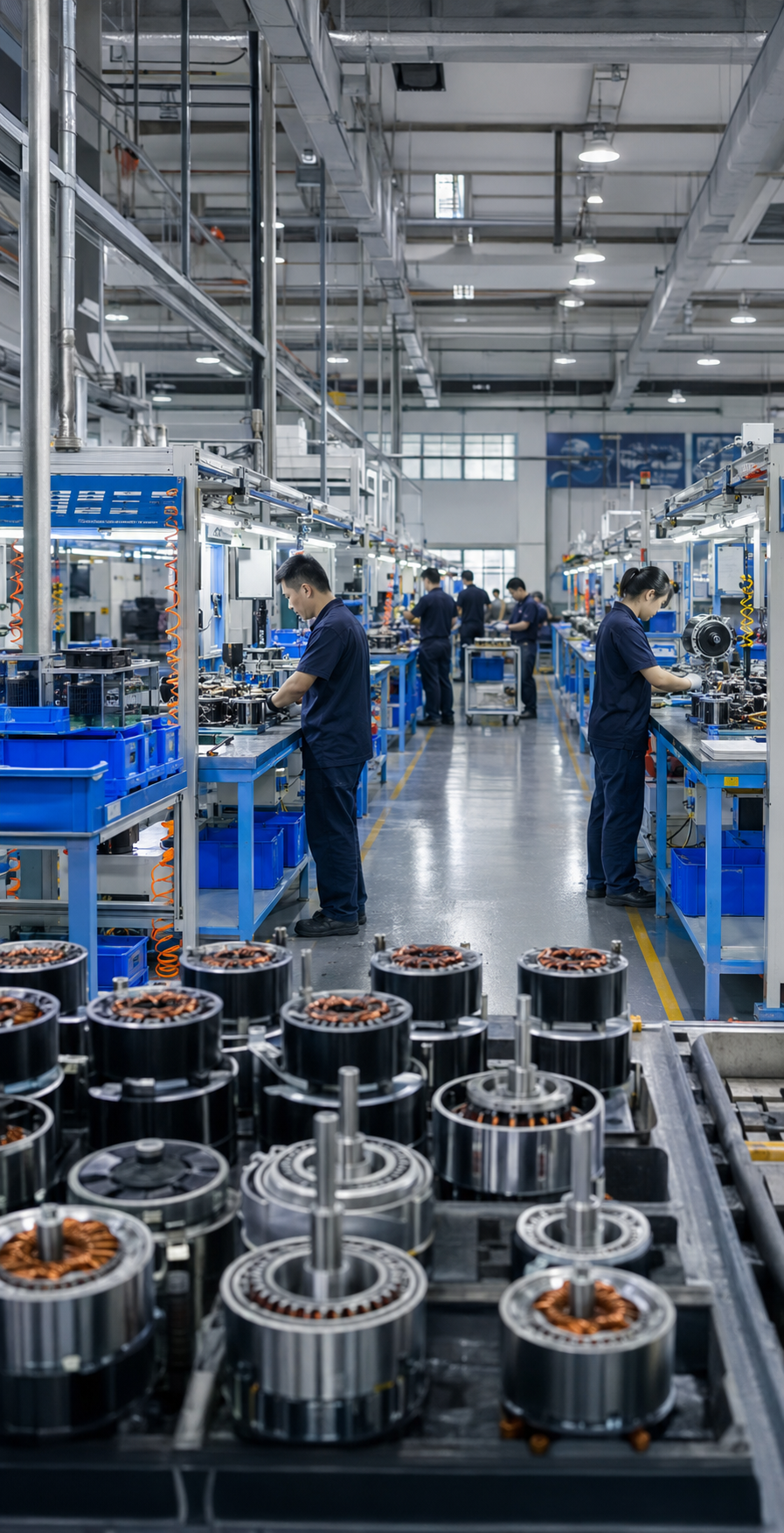 HAGMOTOR factory and production environment