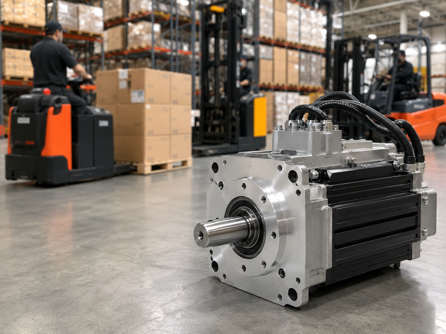 Engineering machinery custom motor project