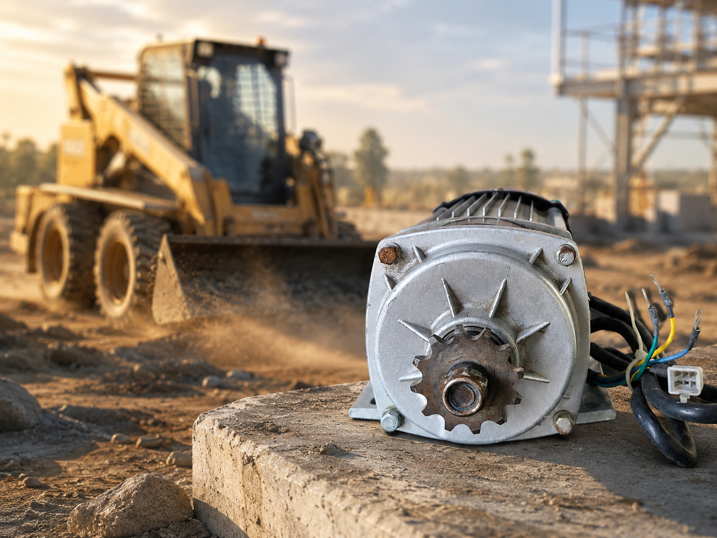 Custom motor solutions for engineering machinery
