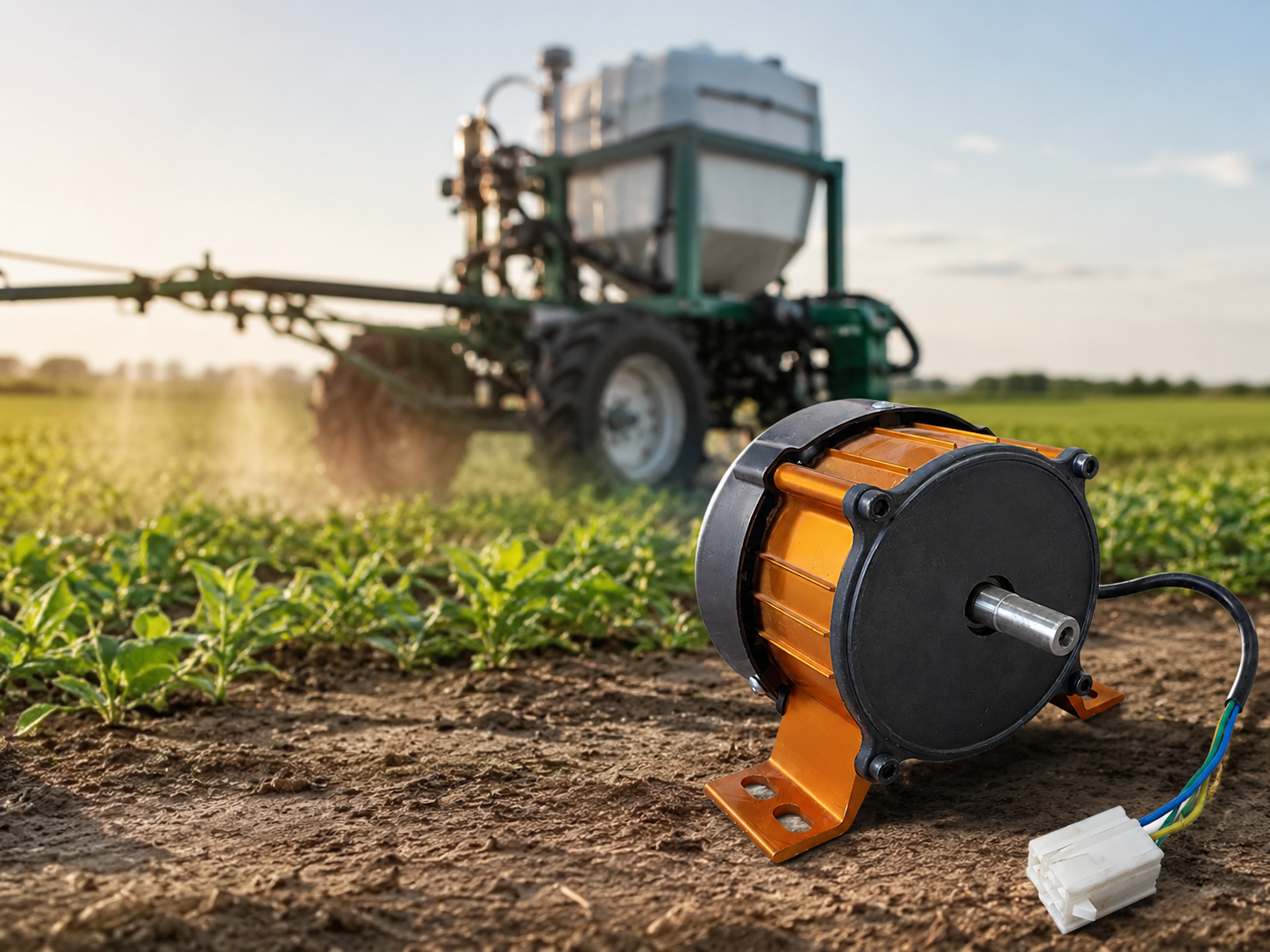 Custom motor solutions for agricultural equipment