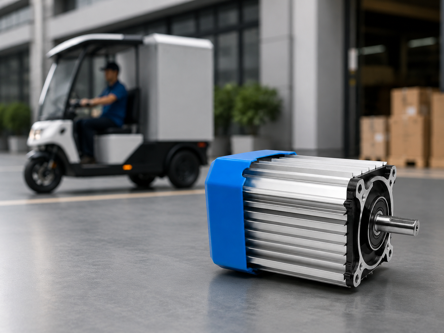 Custom drive motors for electric mobility