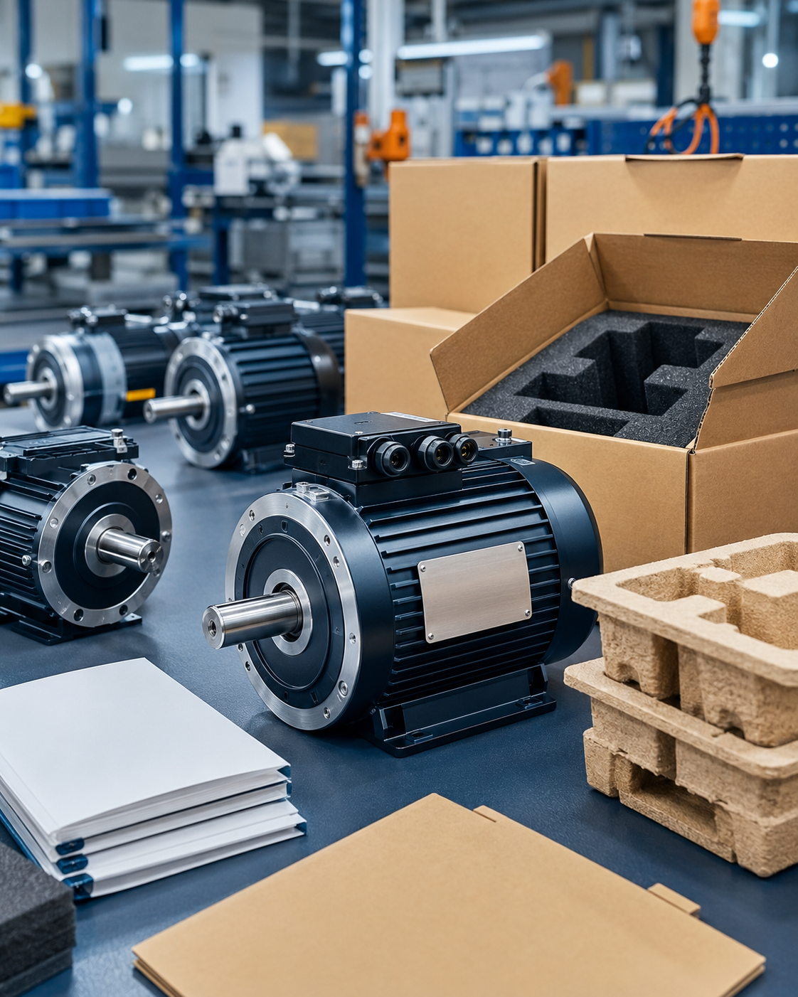 OEM motor branding and packaging