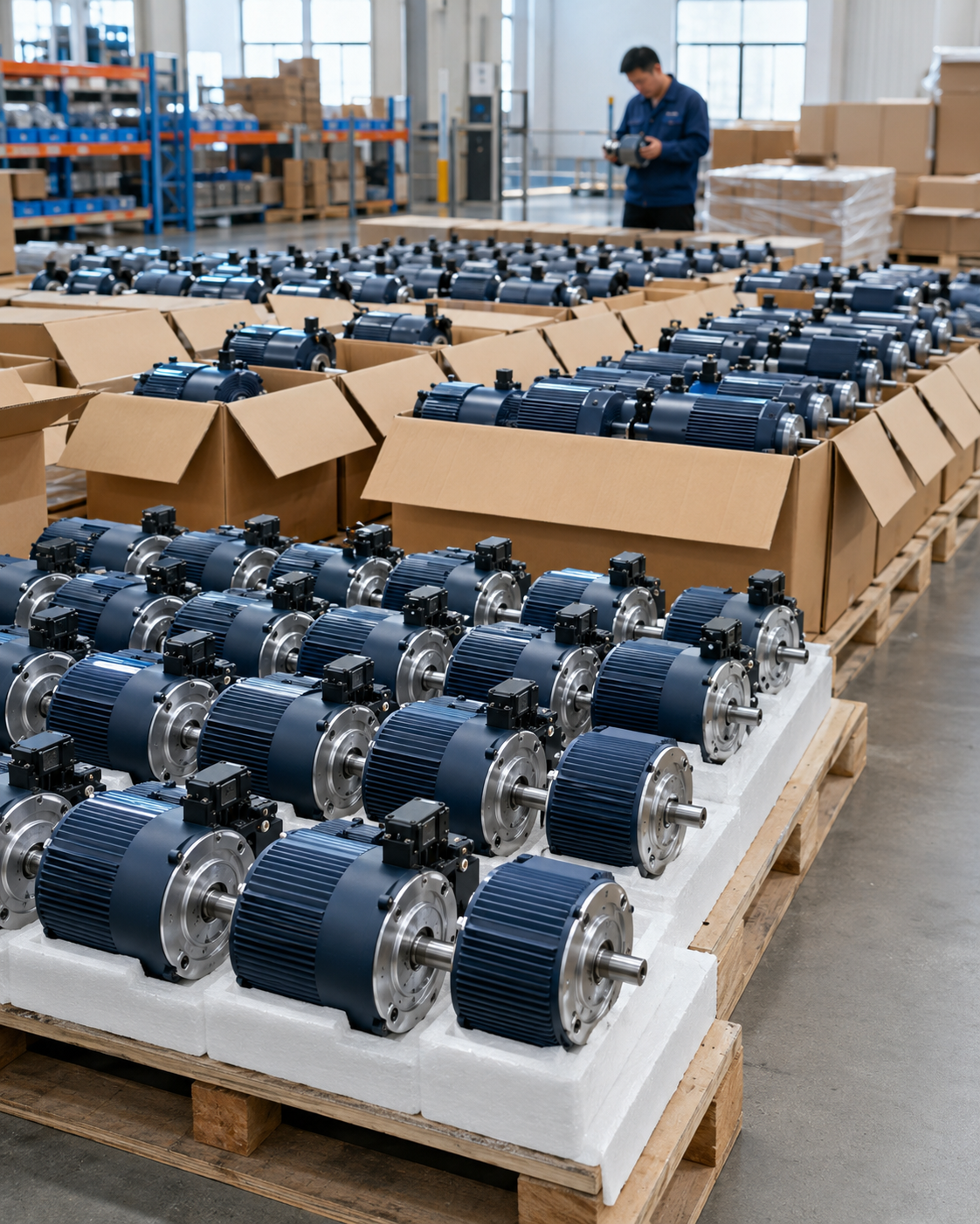 Batch motor supply