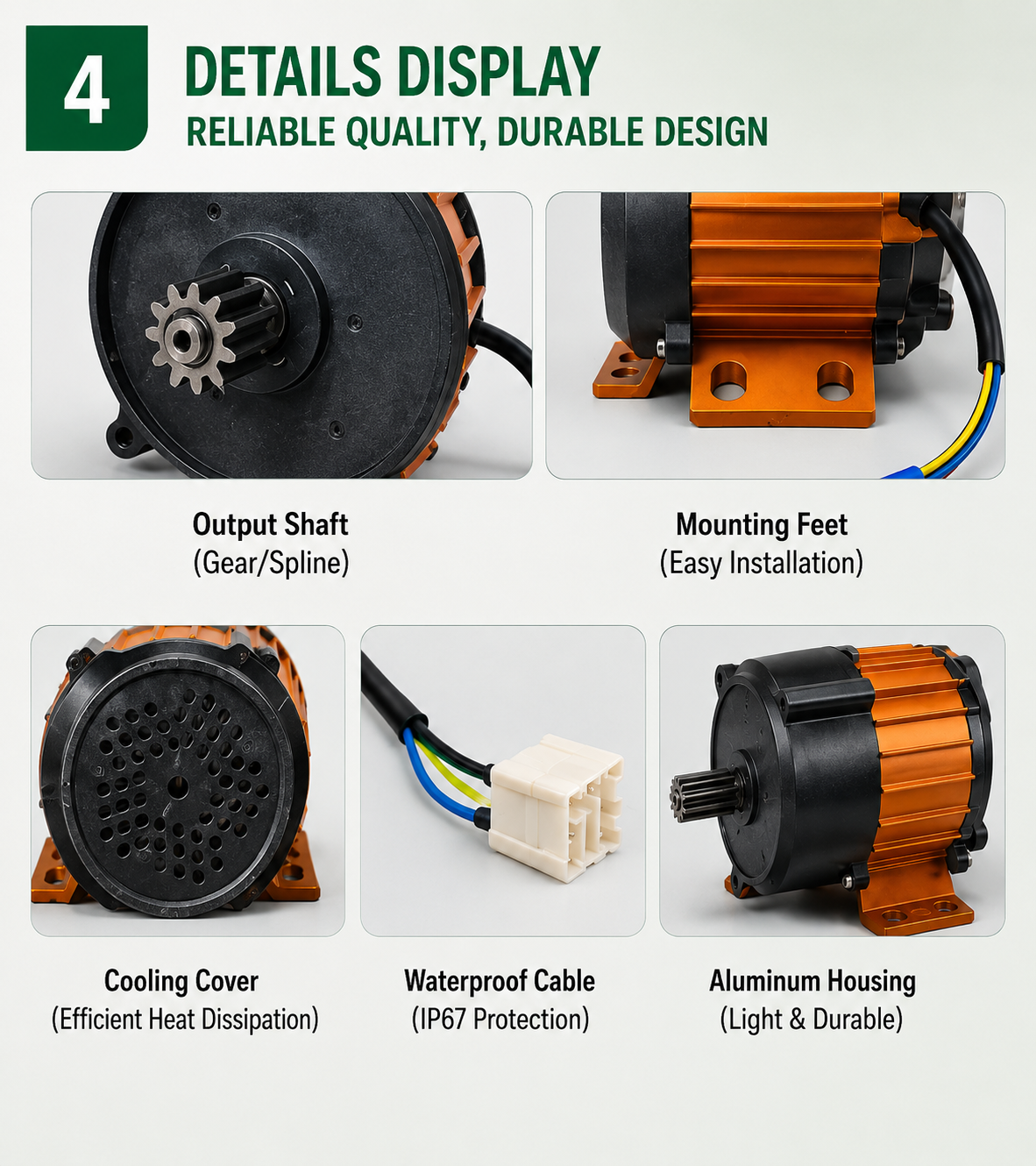 Agricultural sprayer motor product details