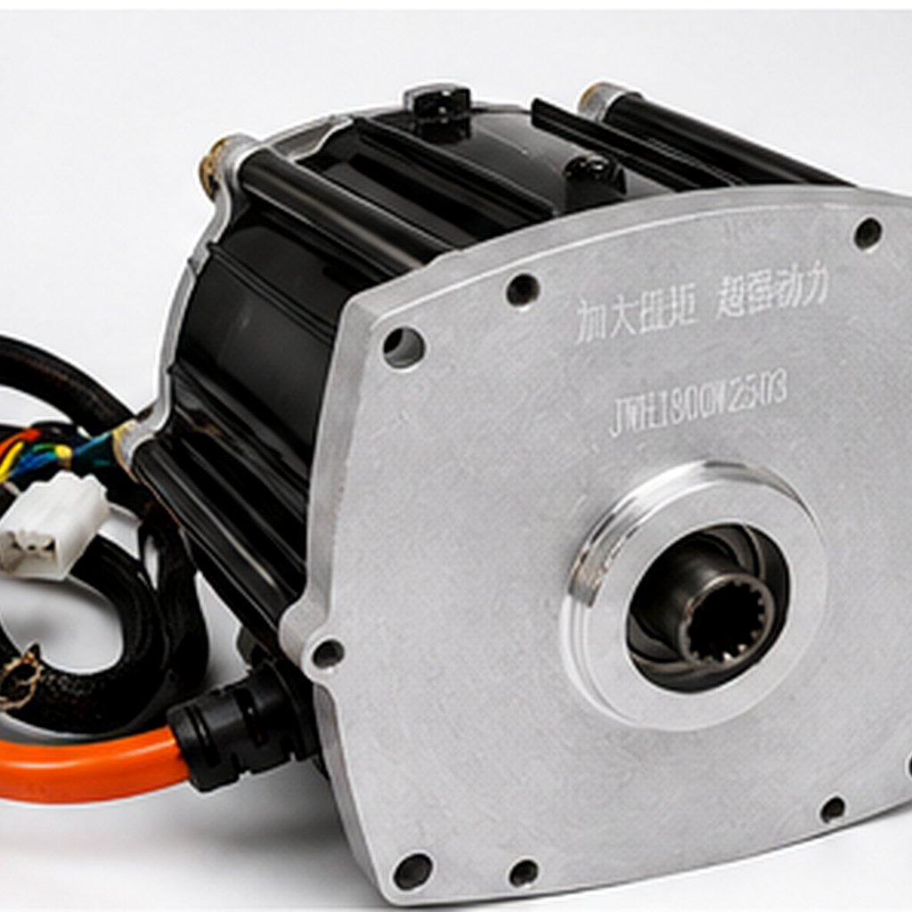 Electric pallet truck brushless drive motor structure