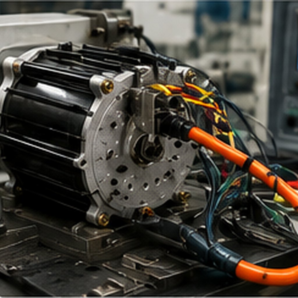 Electric pallet truck motor manufacturing and performance testing