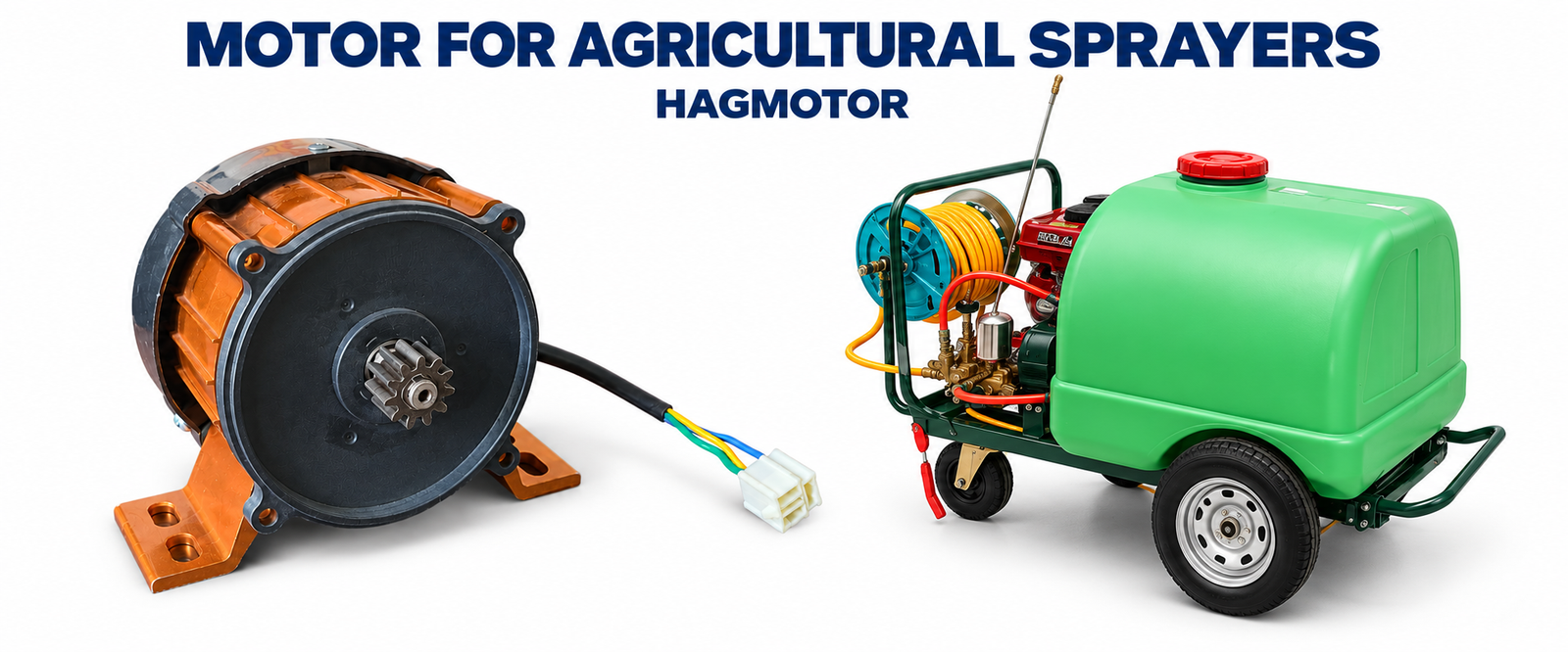 MOTOR FOR AGRICULTURAL SPRAYERS