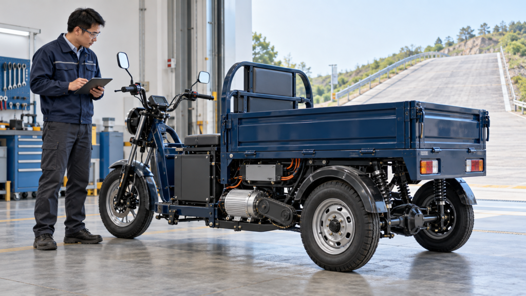 How to Select a BLDC Motor and Gear Ratio for an Electric Cargo Tricycle